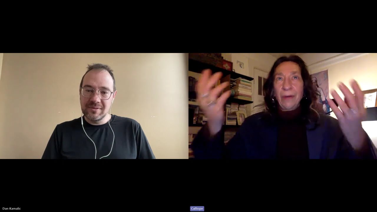 Daniel Kamalić, tenor, speaks with composer Calliope Tsoupaki