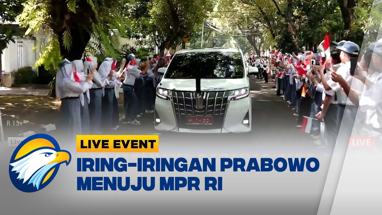 Live Event - Iring-Iringan Prabowo Menuju Gedung MPR/DPR RI