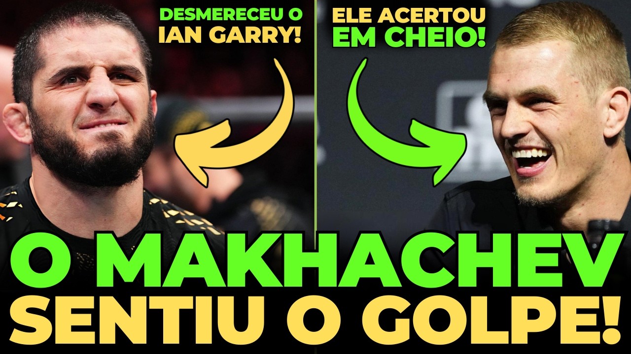 MAKHACHEV FICOU INCOMODADO COM A VIAGEM DO IAN GARRY?! ACUSOU O GOLPE!
