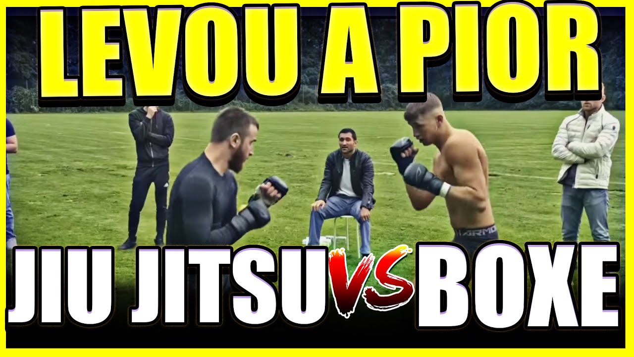 Lutador de Jiu Jitsu x Lutador de Boxe