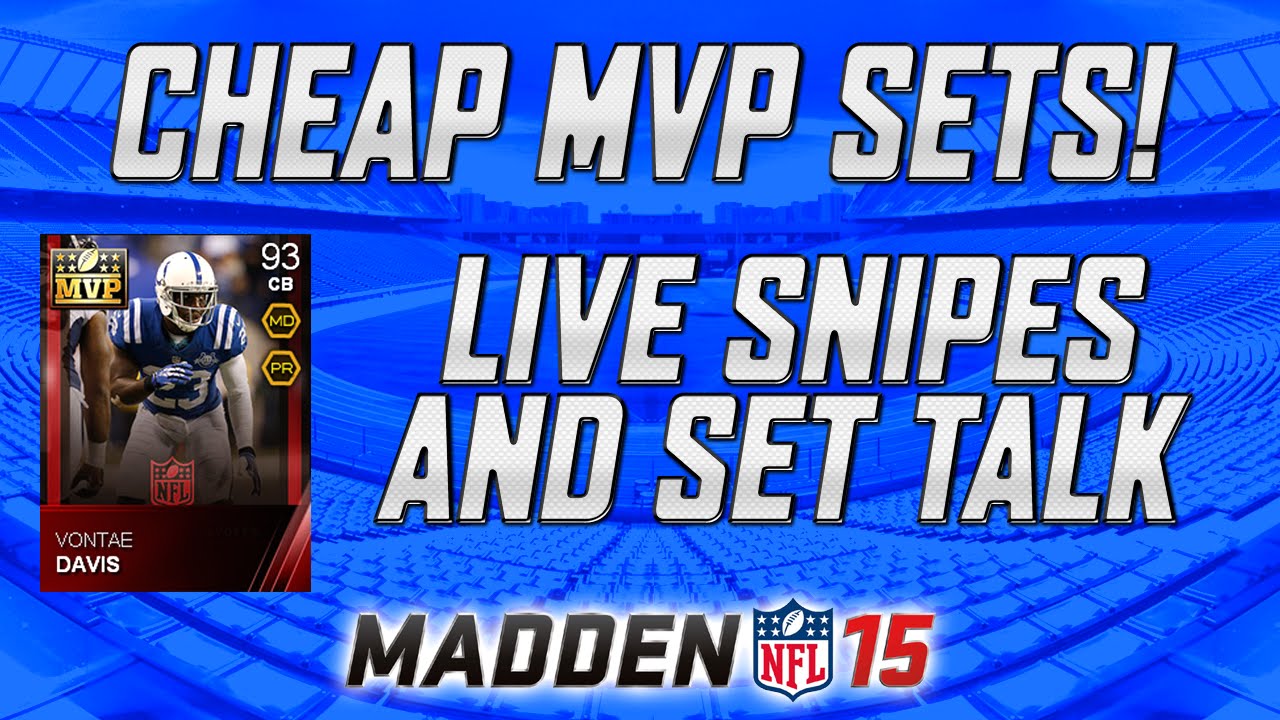 Madden 15 Ultimate Team - Cheapest MVP Sets To Complete | MUT 15