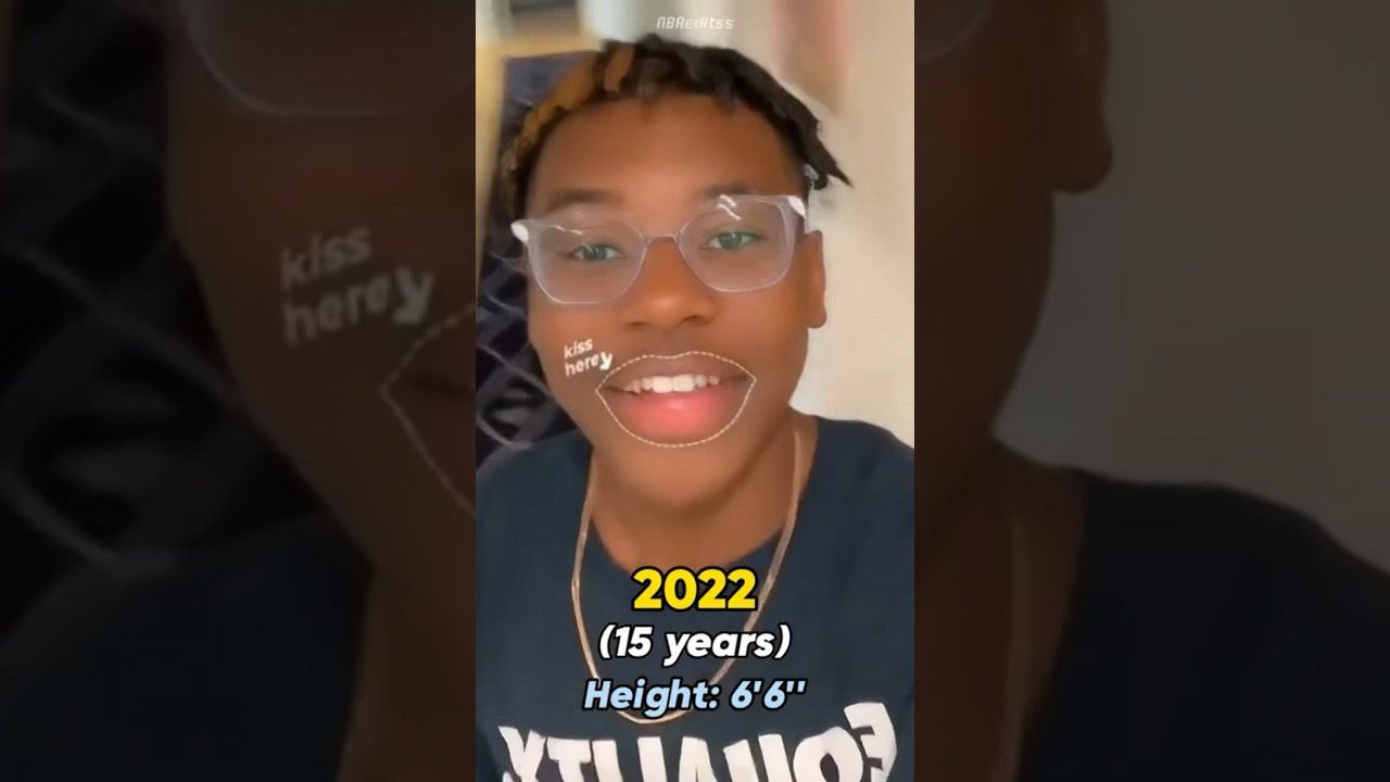 Bryce James Height Evolution #evolution #nba #basketball #thenandnow #throughtheyears