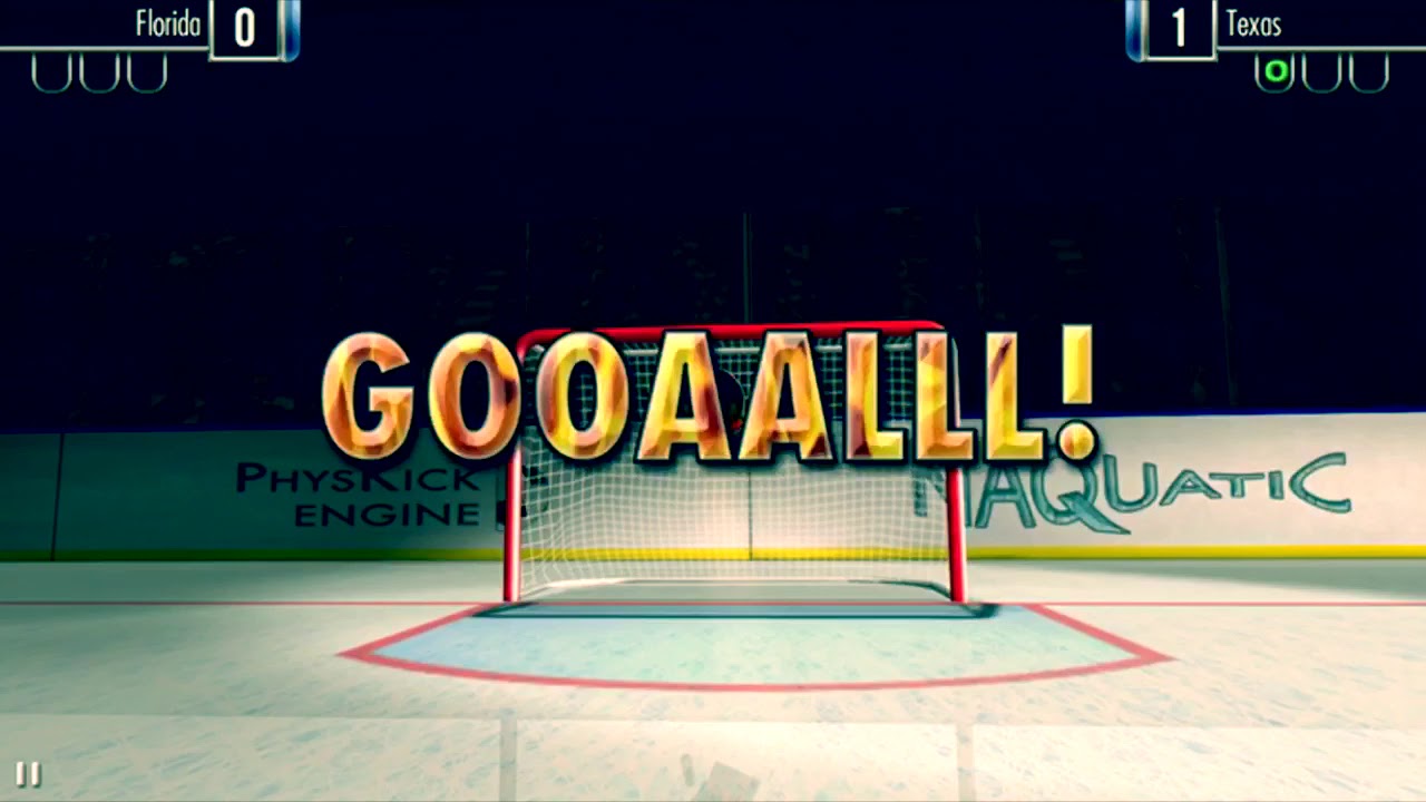 Full game play hockey showdown