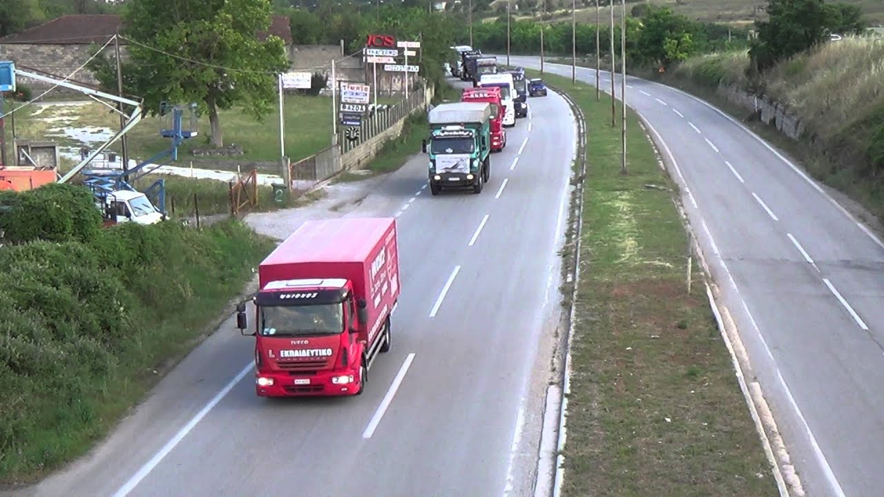 Η παρέλαση στο 3ο Truck Show Κοζάνης