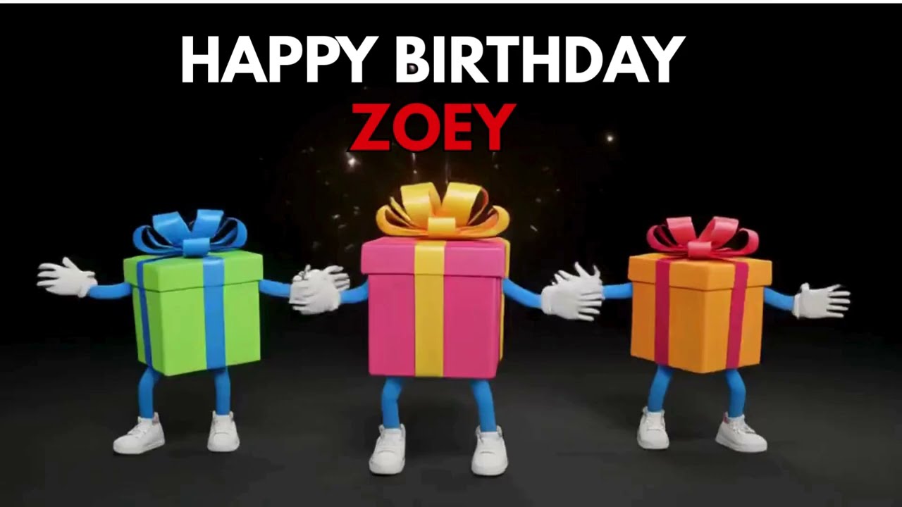 Zoey It's Your Birthday Song- Happy Birthday Zoey- Find Your Name & Share a Birthday Song