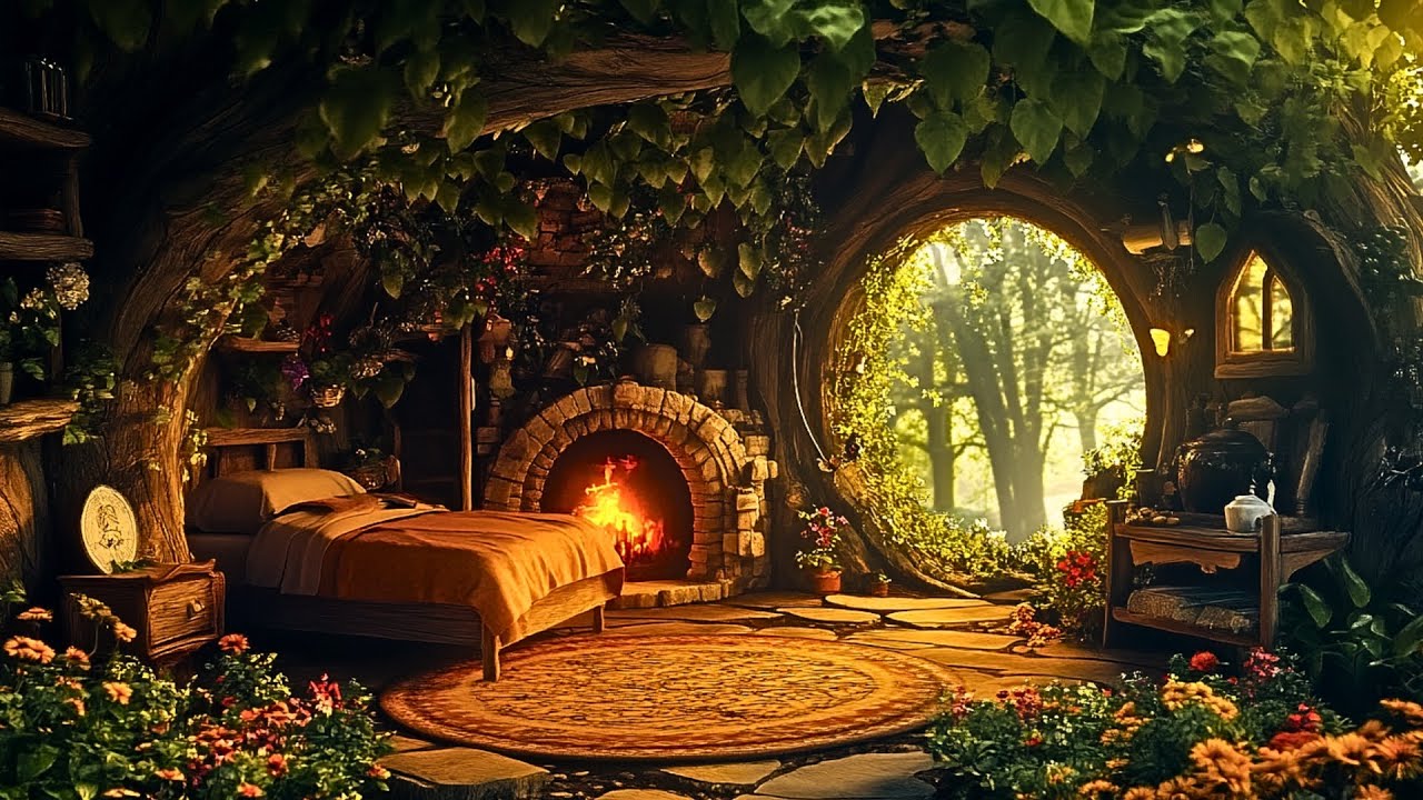 Magical Treehouse Escape | Mystical Fantasy Forest Music, Healing Ambience & Nature's Serenity