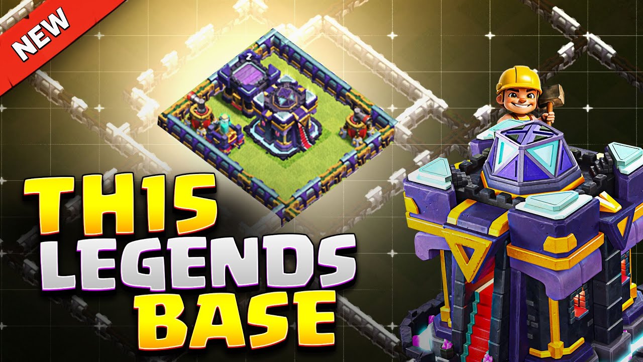 Новая ЛУЧШАЯ база для TH15 в Legends 2026 ⚒️ БЕЗУМНАЯ база для Town Hall 15 + Анализ и записи игр
