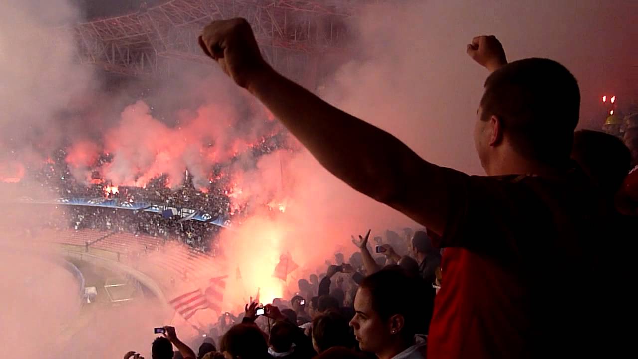 Neapel-Bayern München Pyro
