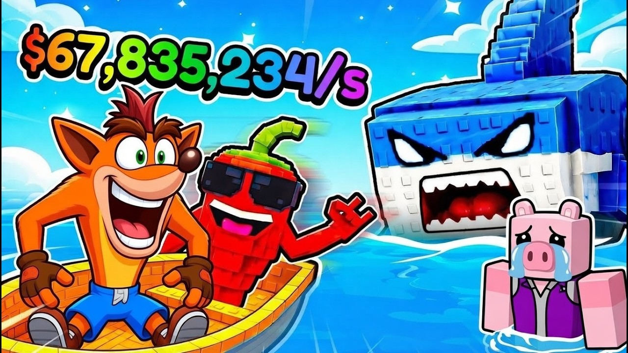 Utrácím 967,869kč za NEJLEPŠÍ BRAINROTY v Roblox SAIL FOR BRAINROTS!