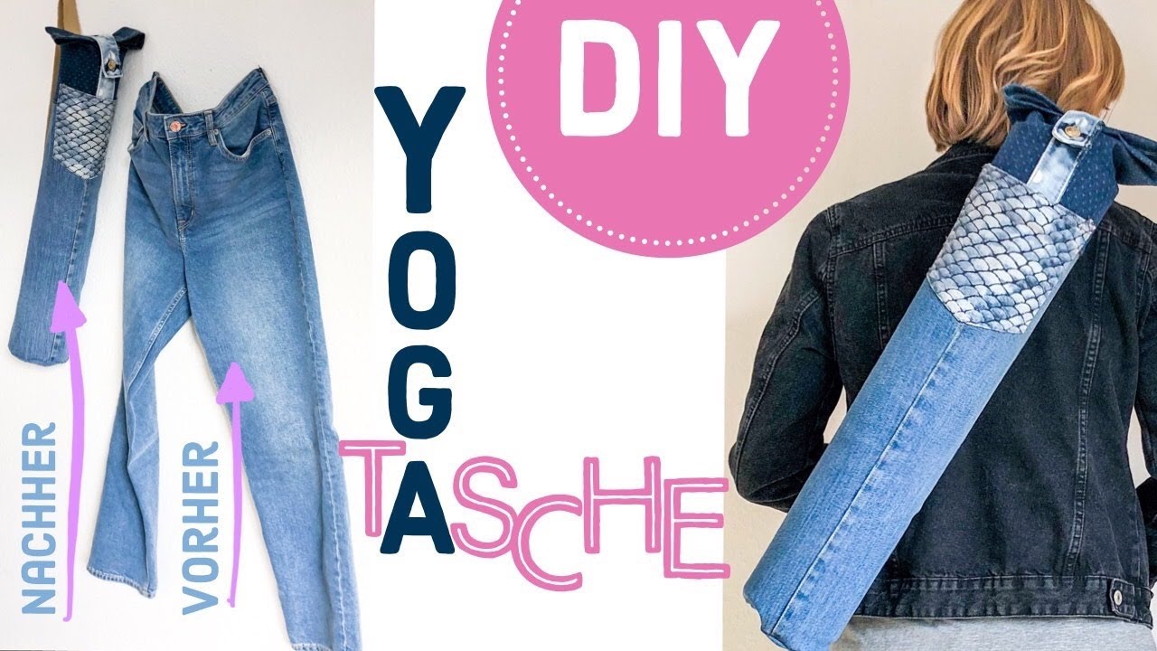 Yogatasche nähen - upcycling - auch für Anfänger
