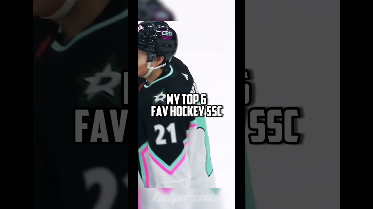 My top 6 fav hockey ssc 