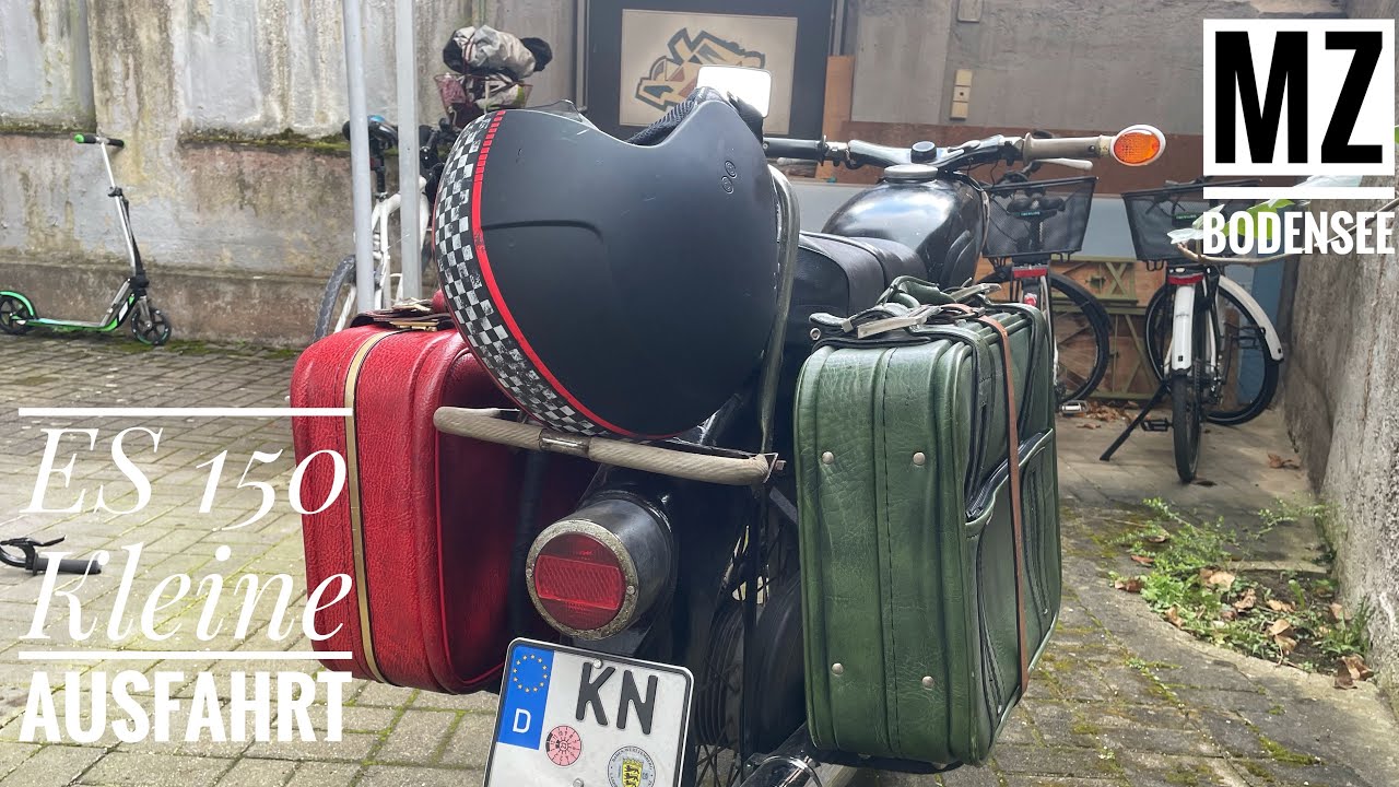 MZ ES 150 - Ausfahrt / Test neues Mikro & Koffer