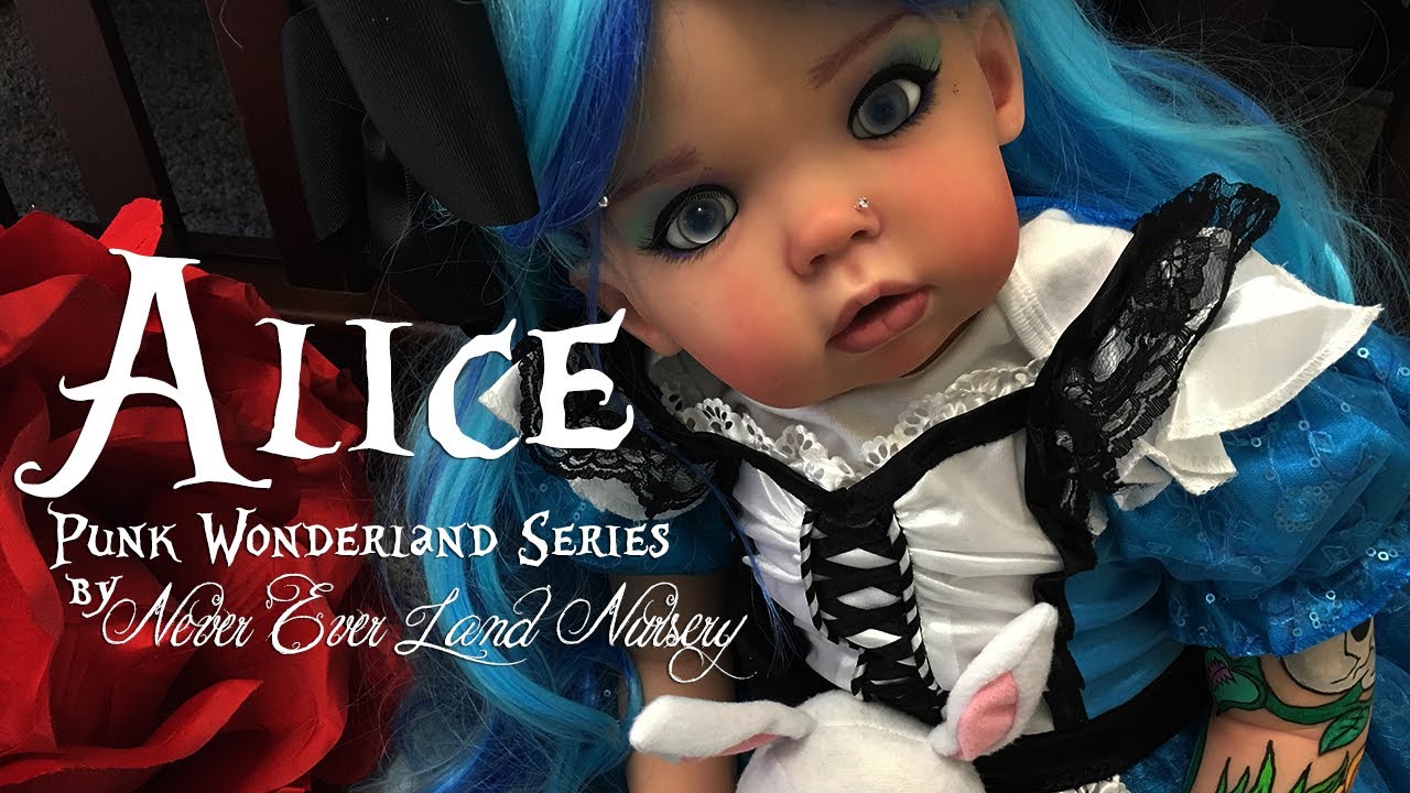 Introducing Alice... *Punk Wonderland Series* by Never Ever Land Nursery (SOLD)