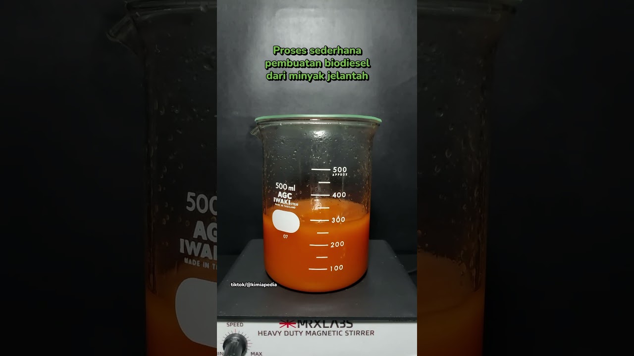 Proses sederhana pembuatan biodiesel dari minyak jelantah