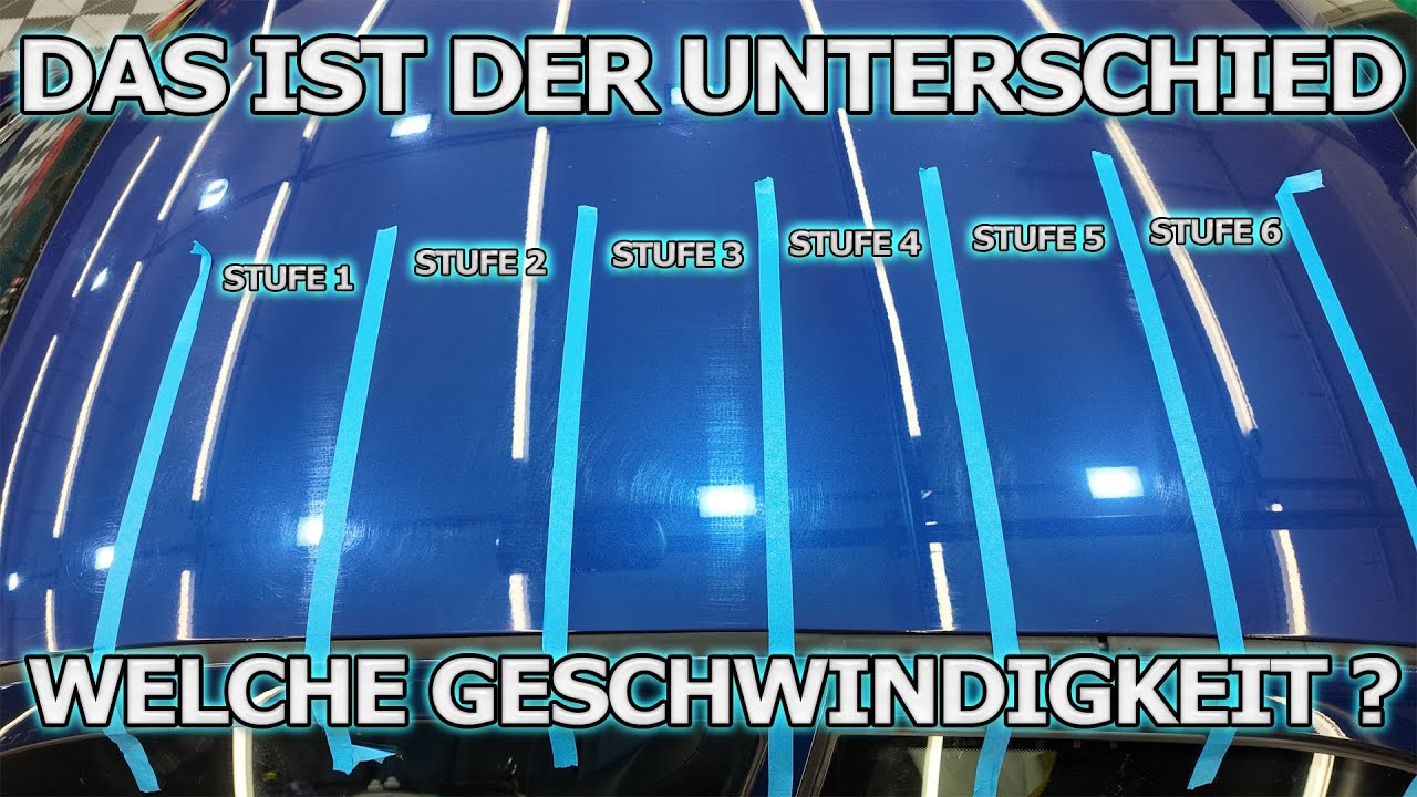 Welchen Einfluss hat die Polierdrehzahl?  Wir brauchen mehr UMDREHUNGEN! POLIERWISSEN Teil 2