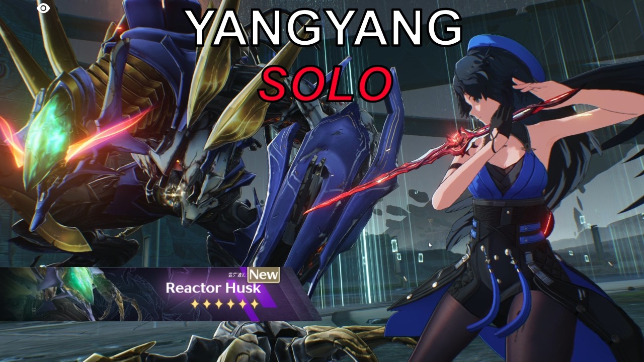 Yangyang vs Reactor Husk Hologram Solo No-Hit | Wuthering Waves