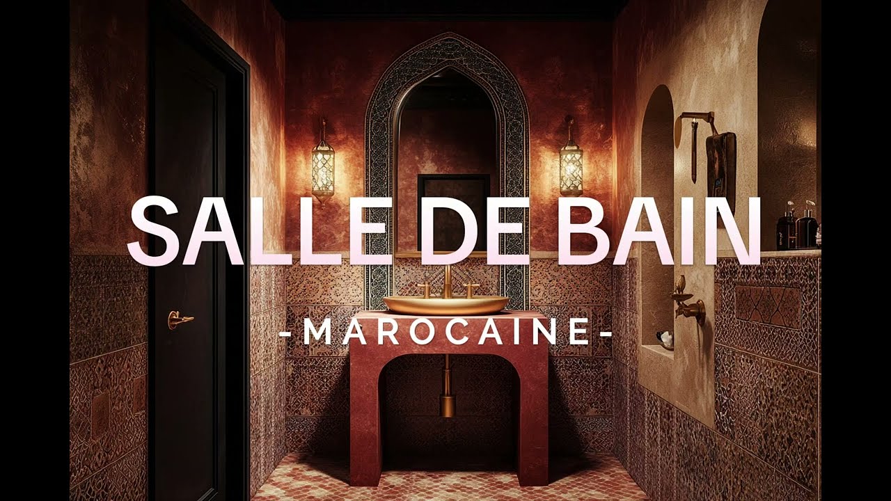 SALLE DE BAIN MAROCAINE - HAMMAM MAROCAIN - IDÉE DÉCOR SALLE DE BAIN