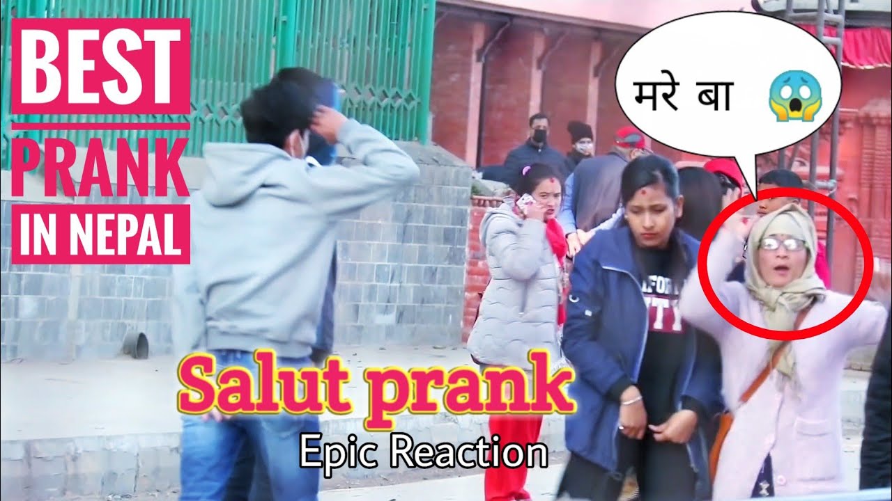 Best in Nepali Prank || Salute Prank Nepal || Epic reaction. Sandip karki ft NPM