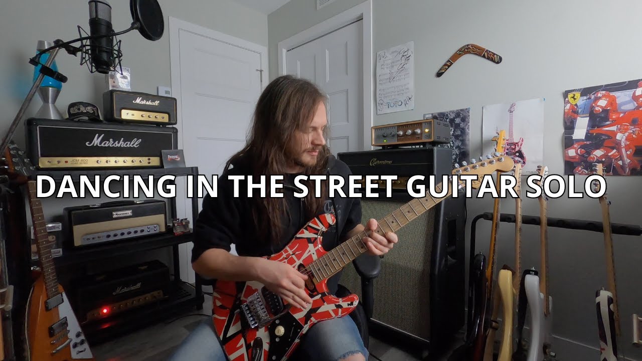 Van Halen - Dancing in the Street Guitar Solo Cover
