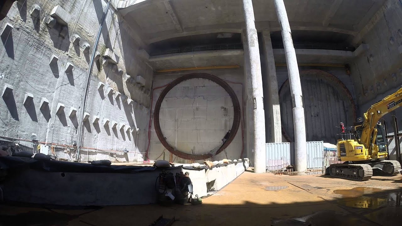 Alice completes first Waterview tunnel - TBM BREAKTHROUGH
