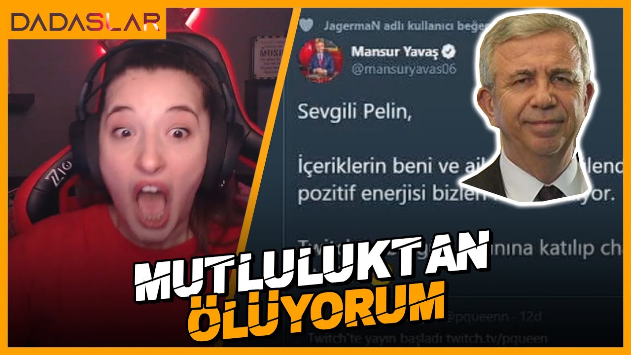 Pqueen - Mansur Yavaş'ın Pqueen'e Tweet Atmasına Tepkisi (Çok Seviniyor!)