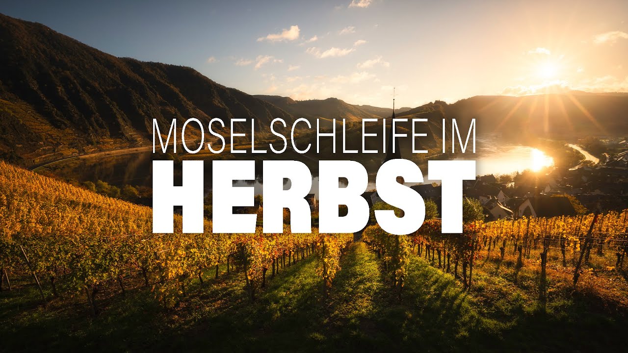 Herbstliche Moselschleife zum Sonnenaufgang fotografieren | Landschaftsfotografie