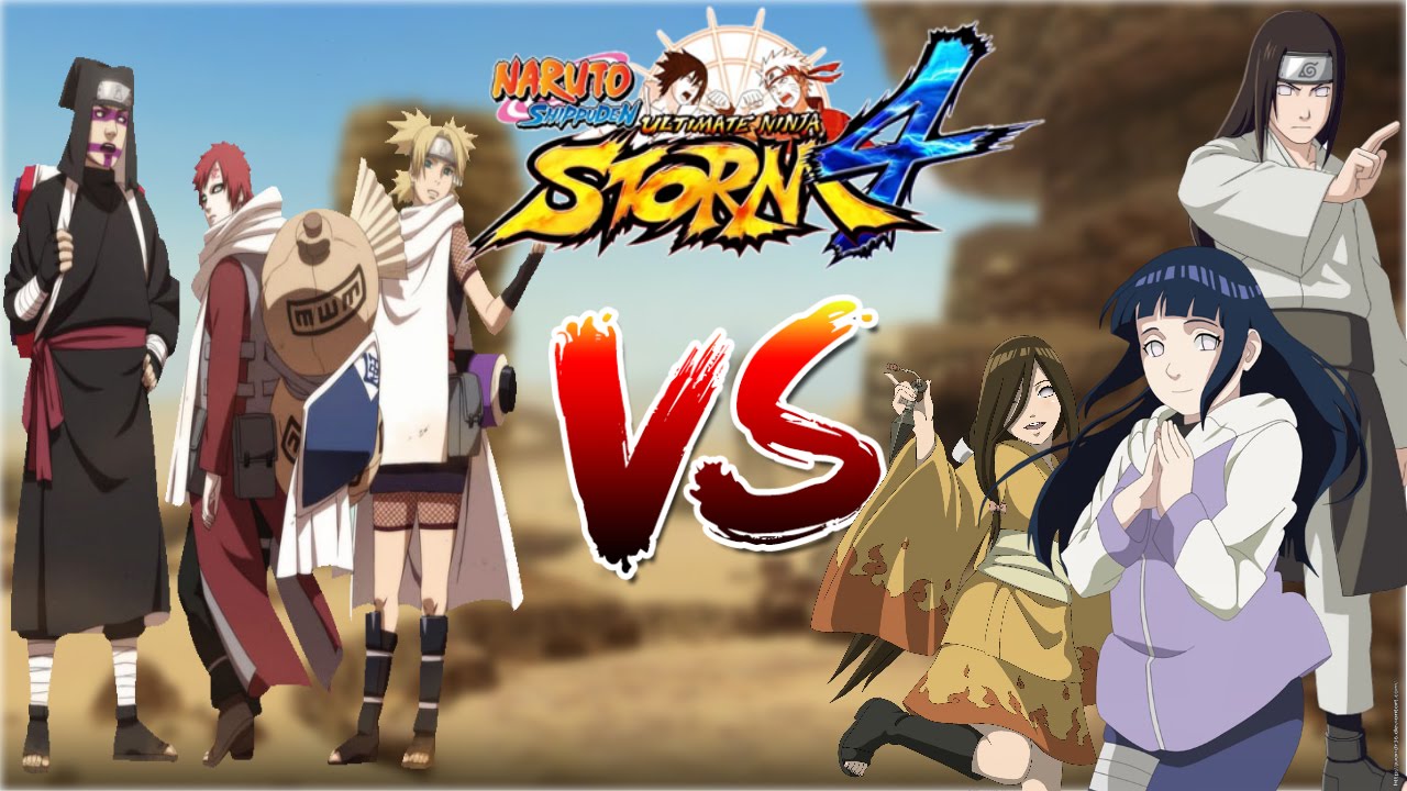 [CLAN VS CLAN] Sand Siblings VS The Hyuga Clan Naruto Shippuden Ultimate Ninja Storm 4