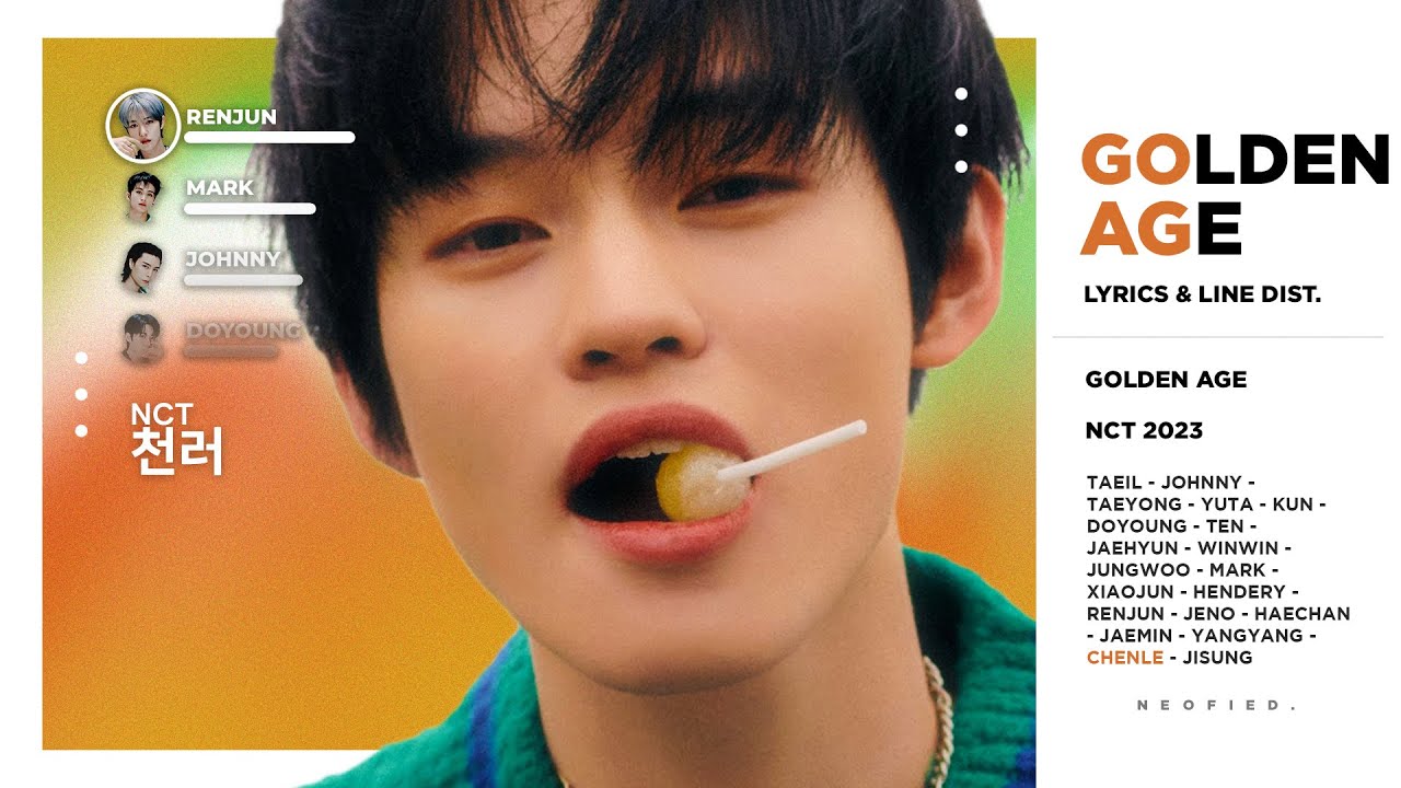NCT 2023 - Golden Age (Color Coded Lyrics & Line Distribution)