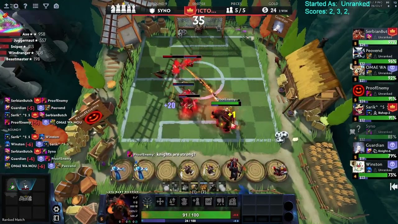 Alch 4 Aqirs! Dota Auto Chess Season 40! Calibration Game!