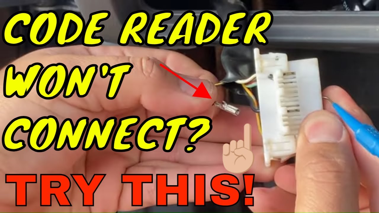 SCAN TOOL WON'T CONNECT? TRY THIS! EASY FIX!