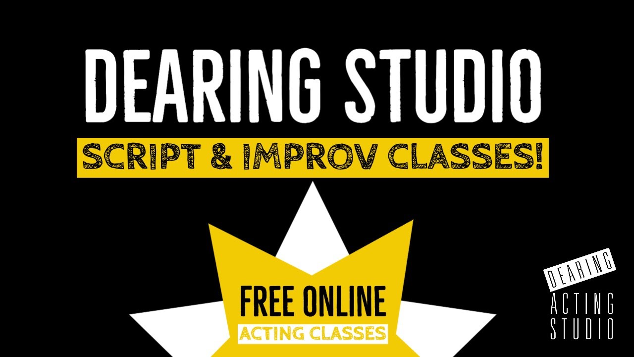Free Online Acting Classes - (Script & Improv Trailer)