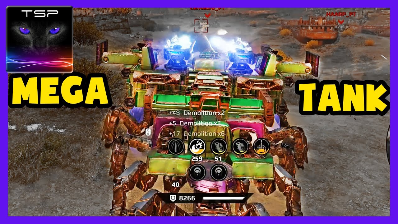 Crossout #734 ► Super Massive GREEN BEAST Leviathan tank & clan wars gameplay