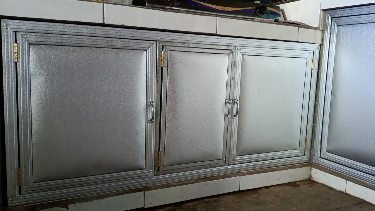 Teknik - Membuat Pintu Kitchen Set Bawah, Menggunakan Hollow Baja Ringan Murah Praktis