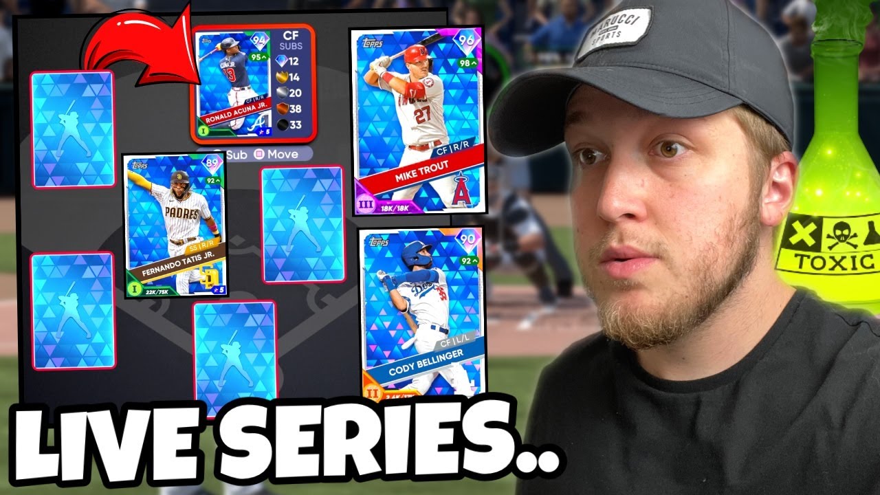 i built a team ONLY USING LIVE SERIES cards vs this TOXIC OPPONENT.. MLB The Show 21