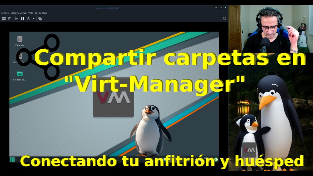 Compartir Carpetas en Virt-Manager: Conectando tu Anfitrión y Huésped.