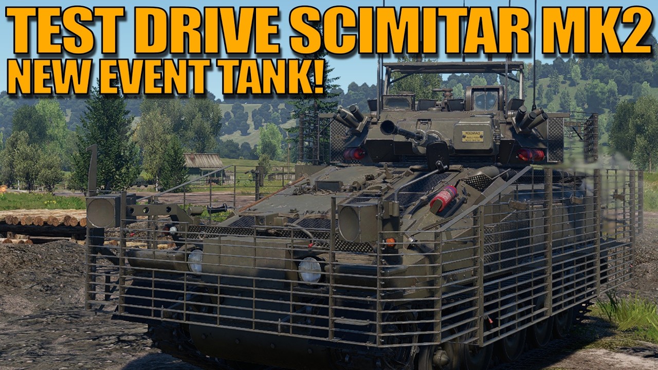 ТЕСТ-ДРАЙВ НОВОГО ИВЕНТОВОГО ТАНКА SCIMITAR MK2! - War Thunder