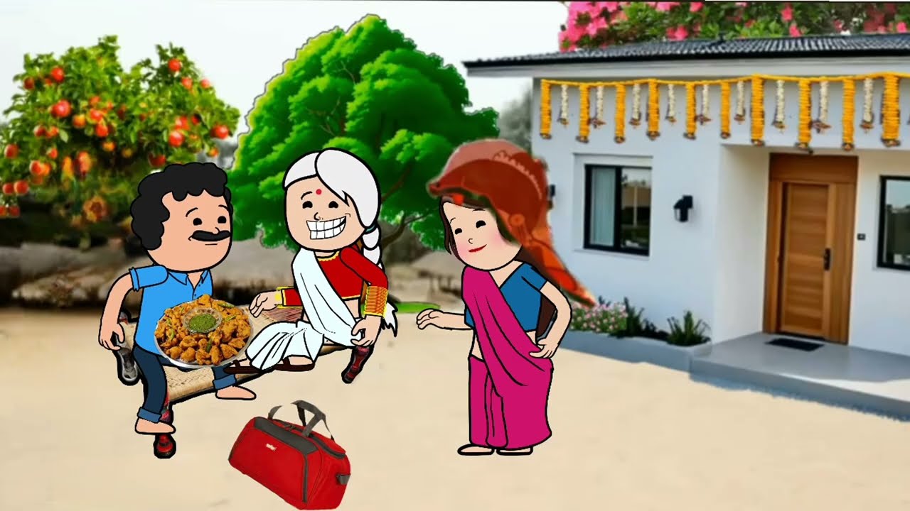 भाई के मेहरारू के राख लिहिन जेठ😱@RinkiCartoonComedychannel 