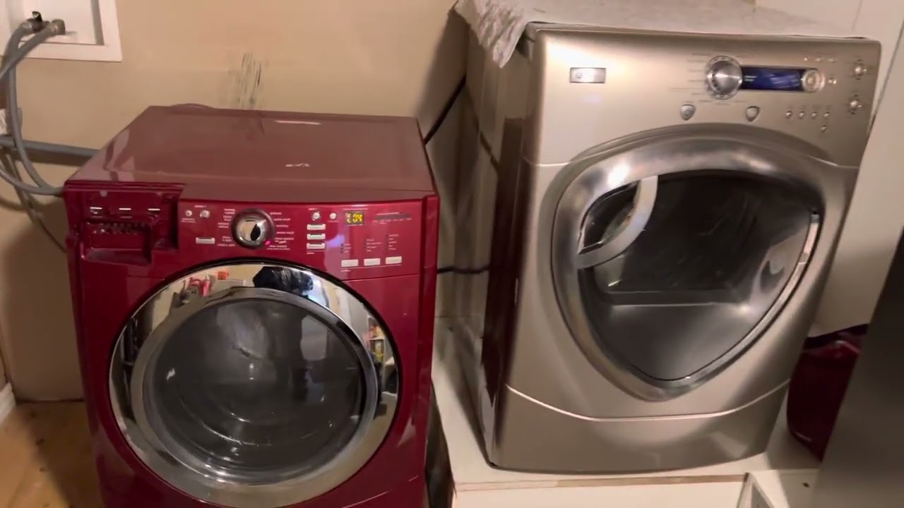 Maytag washer makes loud noise . Inspection done .