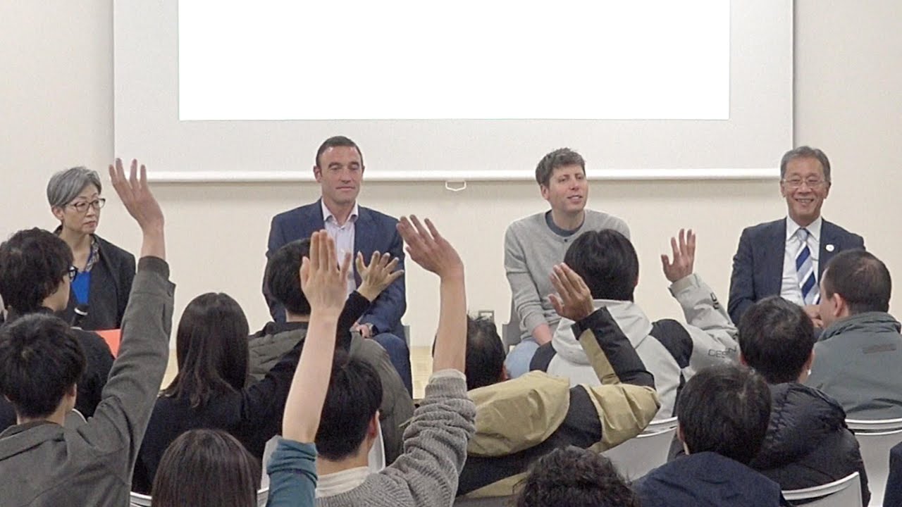 Dialogue at UTokyo GlobE #14: Mr. Sam Altman and Mr. Kevin Weil (CEO and CPO of Open AI)