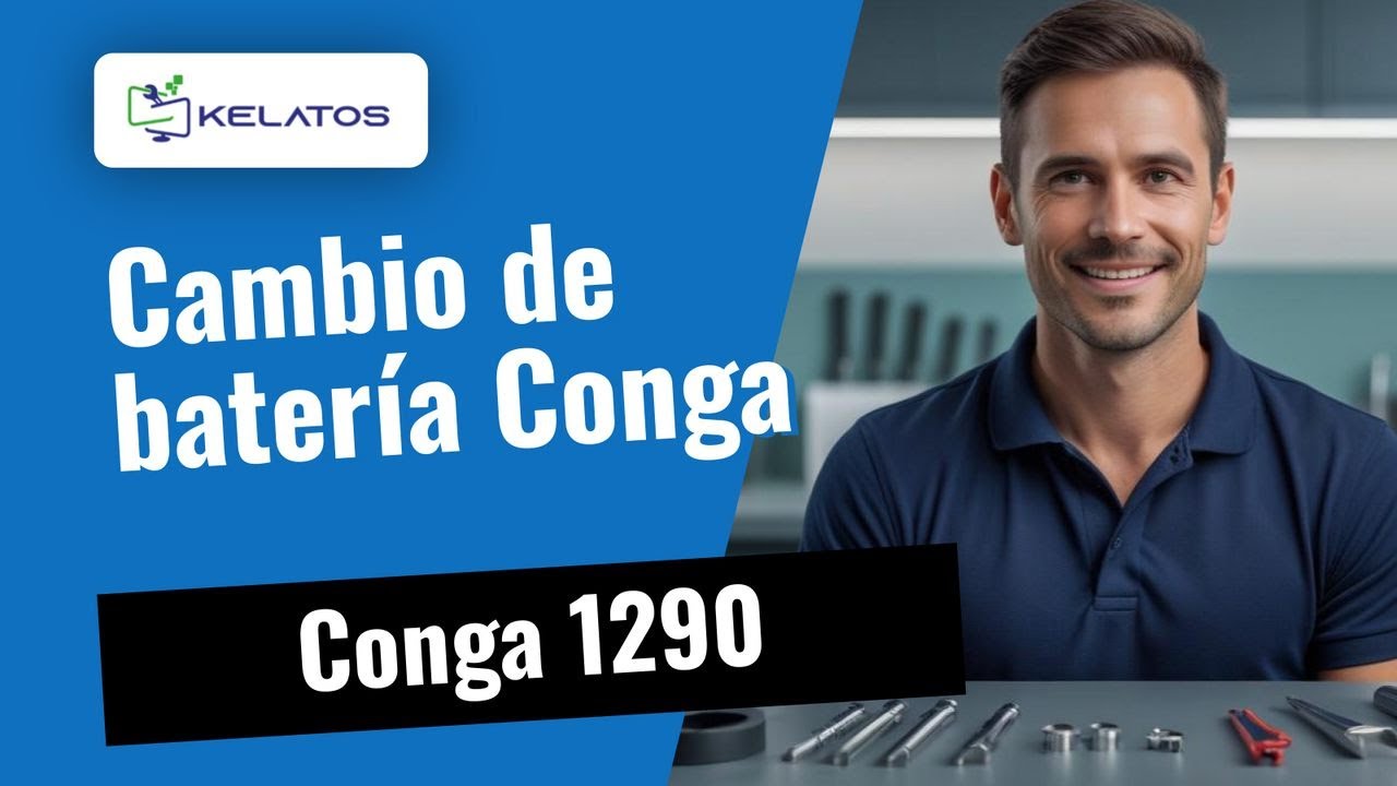¿Tu Conga 1290 no aspira correctamente? 🔋 Cambio de batería
