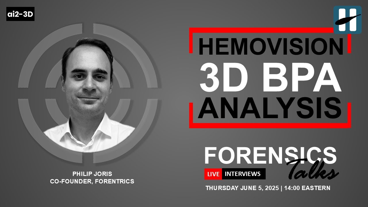 HemoVision 3D BPA Analysis | Forensics Talks EP108 | ft. Philip Joris | CSI | crime investigations