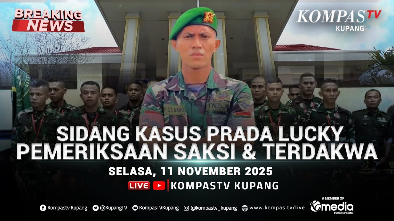 🔴LIVE - Sidang Kasus Prada Lucky, Saksi Diperiksa Untuk 17 Terdakwa