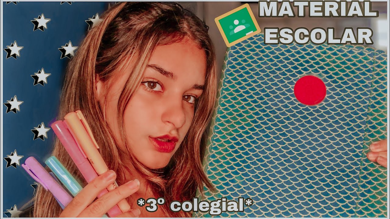 meu material escolar de 2021 ✨