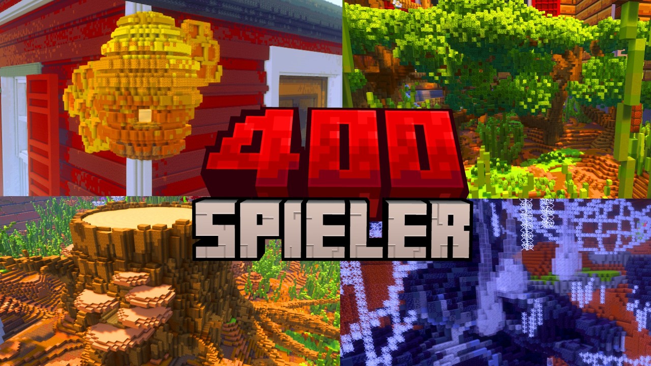 ÜBERLEBEN 400 Spieler in einem RIESEN GARTEN?