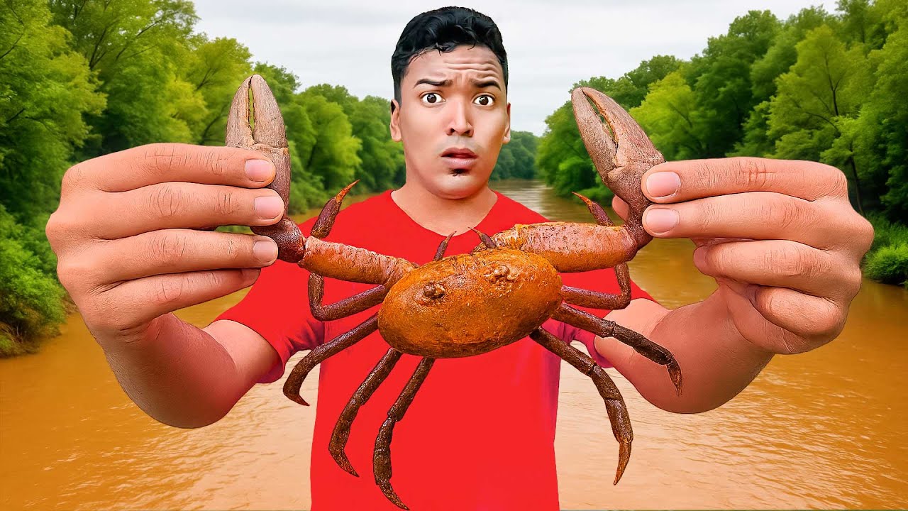 CANGREJOS GIGANTES me MUERDEN en la MANGLERA @RescateyPesca
