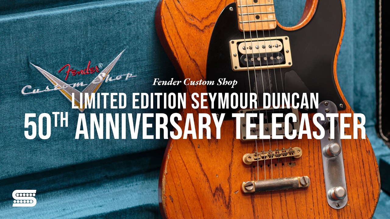 Представляем лимитированную серию гитар Fender Custom Shop Seymour Duncan 50th Anniversary Teleca...
