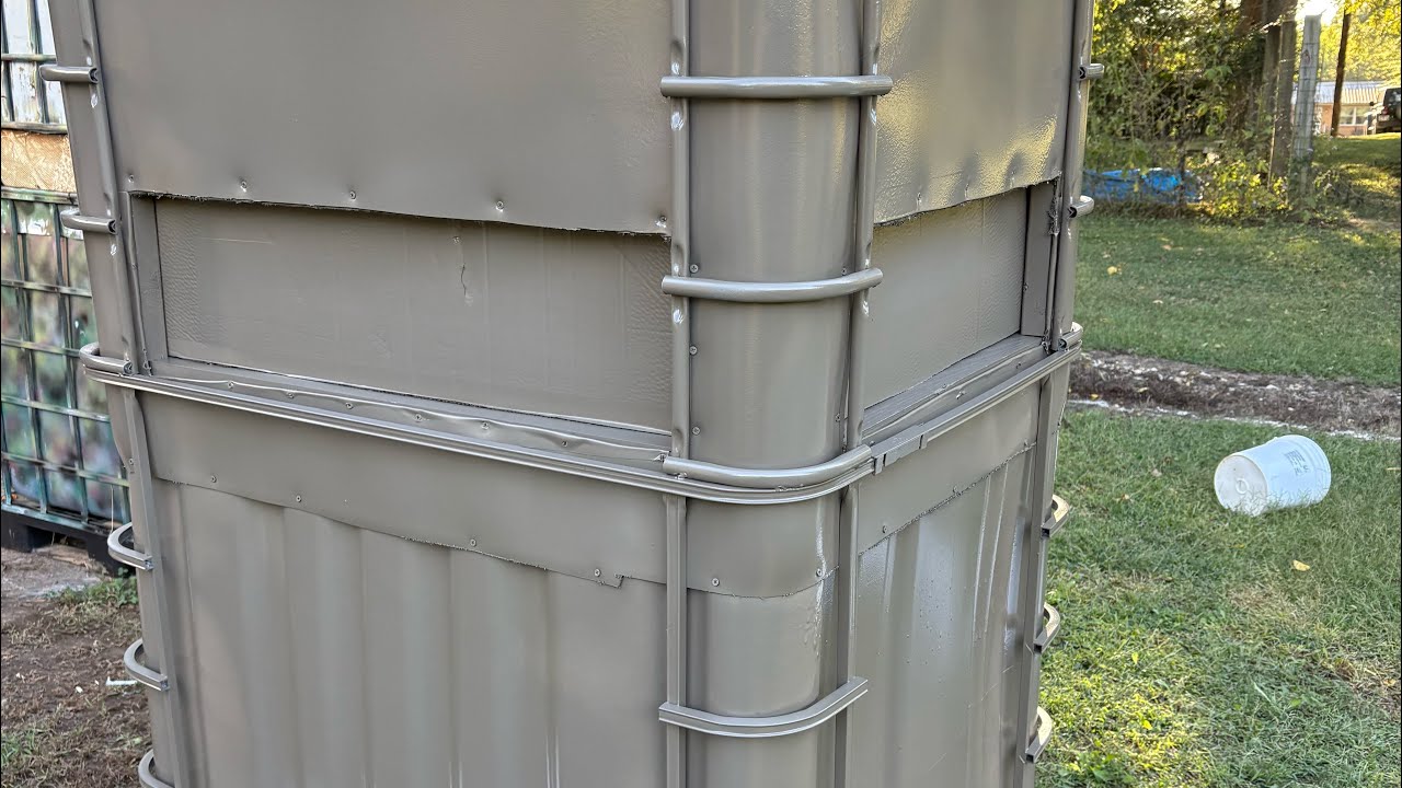 DIY step-by-step IBC Deer Blind