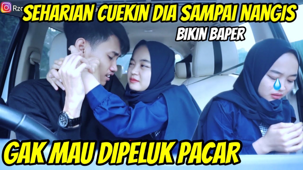 PRANK CUEKIN PACAR SEHARIAN , TAPI DIA MALAH PELUK TERUSS !!