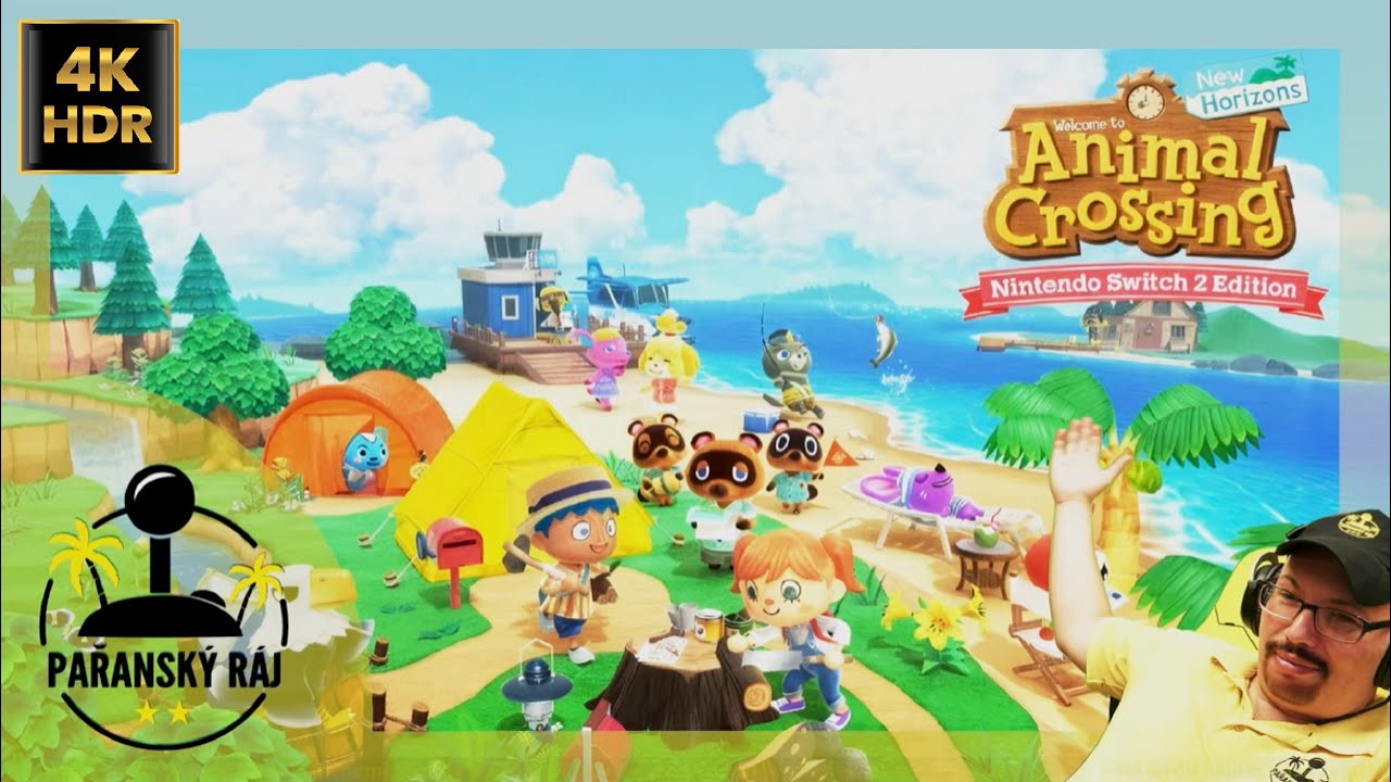 Animal Crossing: New Horizons – Nintendo Switch 2 Edition | Český gameplay simulátoru | CZ 4K60 HDR