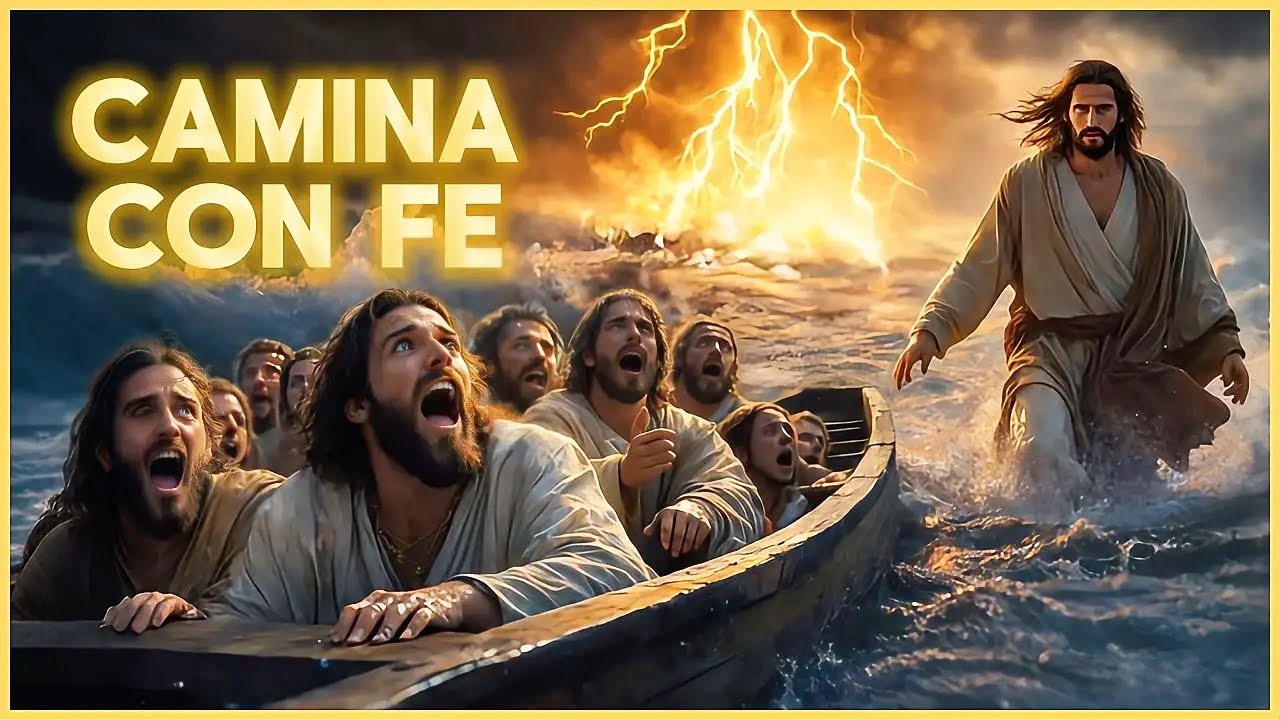 💫 El Milagro de Caminar sobre las Aguas: Jesús Fortalece Tu Fe